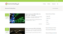 Desktop Screenshot of harmonictrading.pl